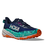 HOKA 05. WOMENS FOOTWEAR - WOMENS SHOES - WOMENS SHOES HIKING Women's Speedgoat 6 VYM VARSITY NAVY | METEOR