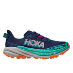 HOKA 05. WOMENS FOOTWEAR - WOMENS SHOES - WOMENS SHOES HIKING Women's Speedgoat 6 VYM VARSITY NAVY | METEOR