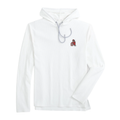 Men’s Hoppin Ribbed Knit Performance Hoodie UGA johnnie-O