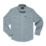 Howler Bros 01. MENS APPAREL - MENS JACKETS - MENS JACKETS CASUAL Men's Banning Corduroy Snapshirt IRON BLUE