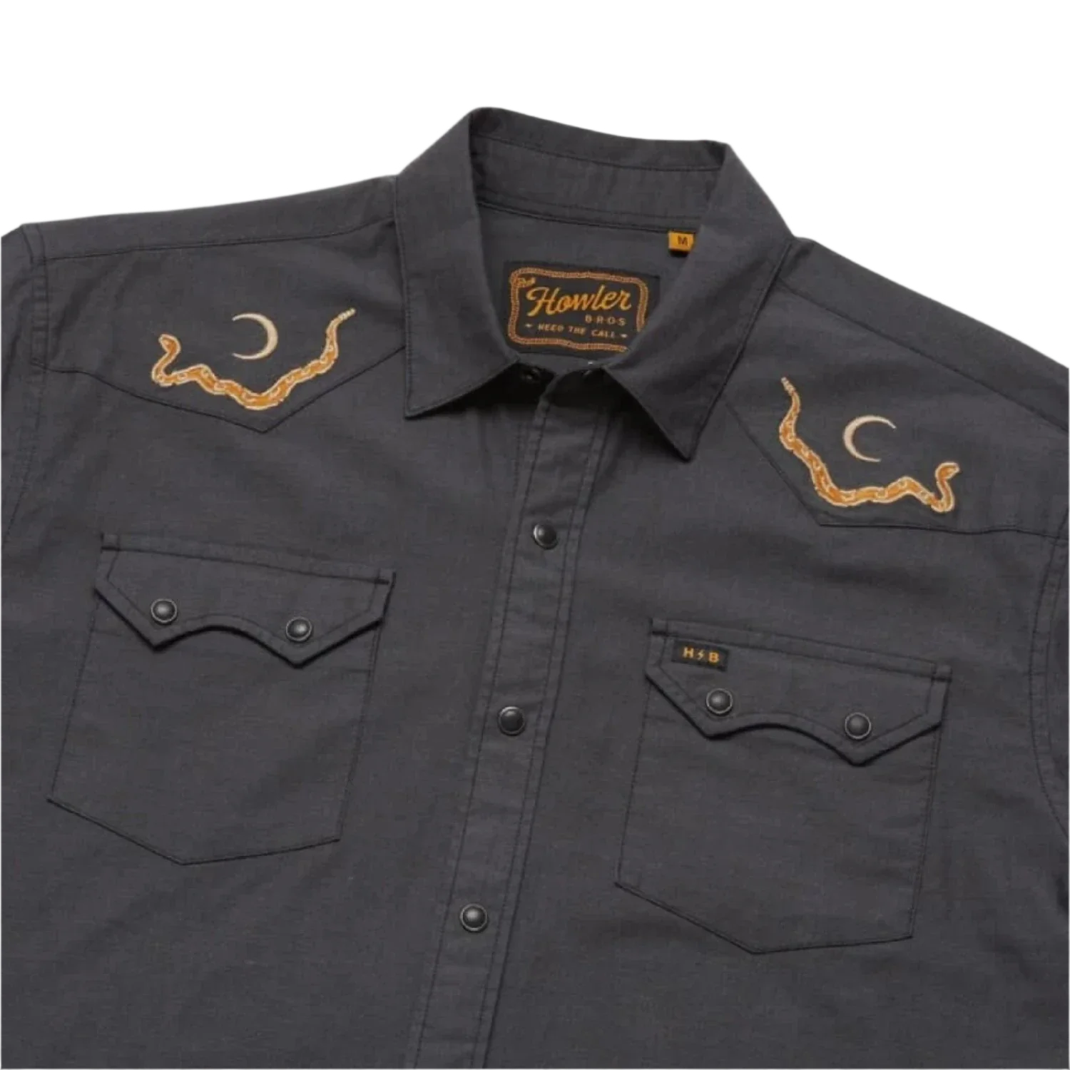 Howler Bros 01. MENS APPAREL - MENS SS SHIRTS - MENS SS BUTTON UP Men's Crosscut Deluxe WAXING CULEBRA