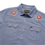 Howler Bros 01. MENS APPAREL - MENS SS SHIRTS - MENS SS BUTTON UP Men's Crosscut Deluxe FRESH BLOOMS