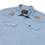 Howler Bros 01. MENS APPAREL - MENS SS SHIRTS - MENS SS BUTTON UP Men's Crosscut Deluxe POPPIES