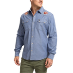 Howler Bros 01. MENS APPAREL - MENS SS SHIRTS - MENS SS BUTTON UP Men's Crosscut Deluxe FRESH BLOOMS