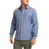 Howler Bros 01. MENS APPAREL - MENS SS SHIRTS - MENS SS BUTTON UP Men's Crosscut Deluxe FRESH BLOOMS