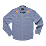 Howler Bros 01. MENS APPAREL - MENS SS SHIRTS - MENS SS BUTTON UP Men's Crosscut Deluxe FRESH BLOOMS