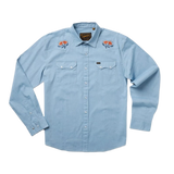 Howler Bros 01. MENS APPAREL - MENS SS SHIRTS - MENS SS BUTTON UP Men's Crosscut Deluxe POPPIES