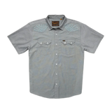 Howler Bros 01. MENS APPAREL - MENS SS SHIRTS - MENS SS BUTTON UP Men's Crosscut Deluxe Short Sleeve BEAMS| BLUE SPRUCE