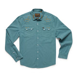 Howler Bros 01. MENS APPAREL - MENS SS SHIRTS - MENS SS BUTTON UP Men's Crosscut Deluxe Snapshirt NOCHE DE PAZ