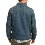 Howler Bros 01. MENS APPAREL - MENS JACKETS - MENS JACKETS CASUAL Men's Denim Depot Jacket PETTY MID WASH