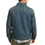 Howler Bros 01. MENS APPAREL - MENS JACKETS - MENS JACKETS CASUAL Men's Denim Depot Jacket PETTY MID WASH