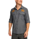 Howler Bros 01. MENS APPAREL - MENS LS SHIRTS - MENS LS BUTTON UP Men's Gaucho Snapshirt OSPREY PREY