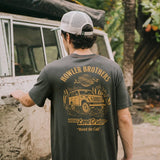 Howler Bros 01. MENS APPAREL - MENS T-SHIRTS - MENS T-SHIRT SS Men's Graphic Shirt HB X LAND CRUISER | ANTIQUE BLACK
