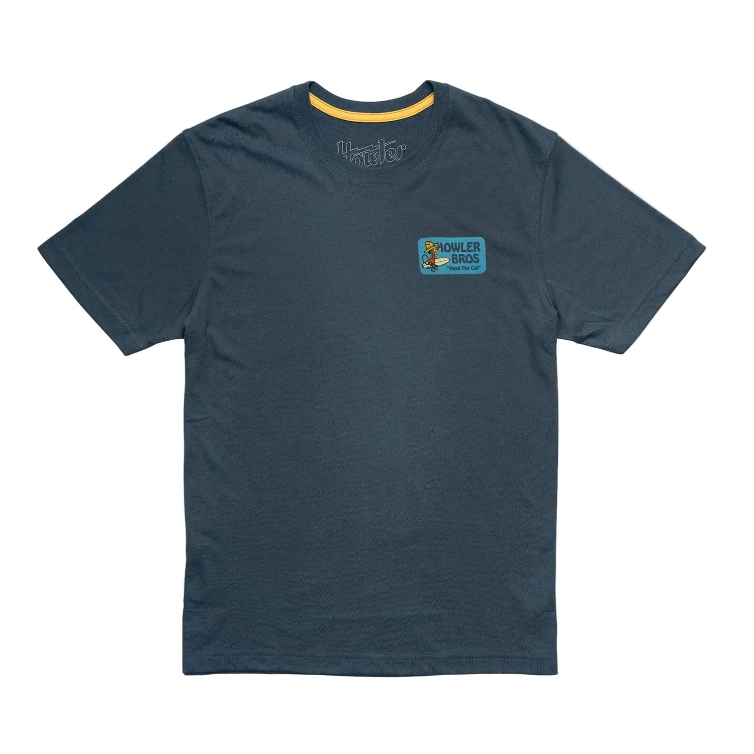 Howler Bros 01. MENS APPAREL - MENS T-SHIRTS - MENS T-SHIRT SS Men's Graphic Shirt EL MONITO SURFS BADGE | KEY LARGO