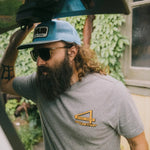 Howler Bros 01. MENS APPAREL - MENS T-SHIRTS - MENS T-SHIRT SS Men's Graphic Shirt HB X LAND CRUISER | GREY