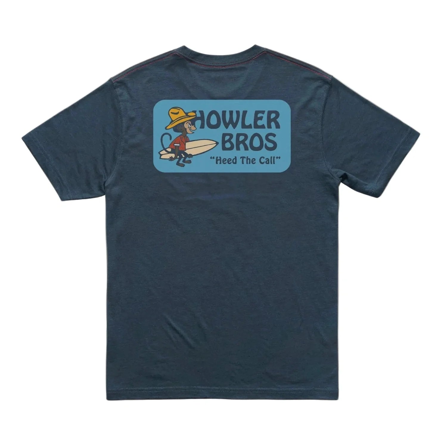 Howler Bros 01. MENS APPAREL - MENS T-SHIRTS - MENS T-SHIRT SS Men's Graphic Shirt EL MONITO SURFS BADGE | KEY LARGO