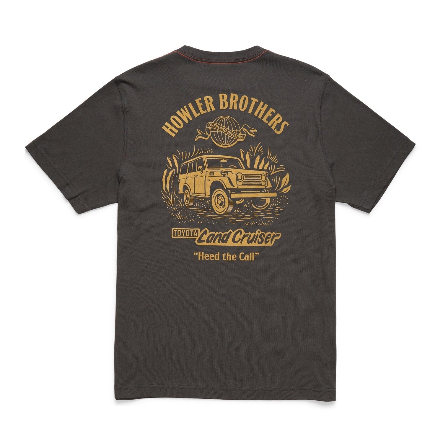 Howler Bros 01. MENS APPAREL - MENS T-SHIRTS - MENS T-SHIRT SS Men's Graphic Shirt HB X LAND CRUISER | ANTIQUE BLACK
