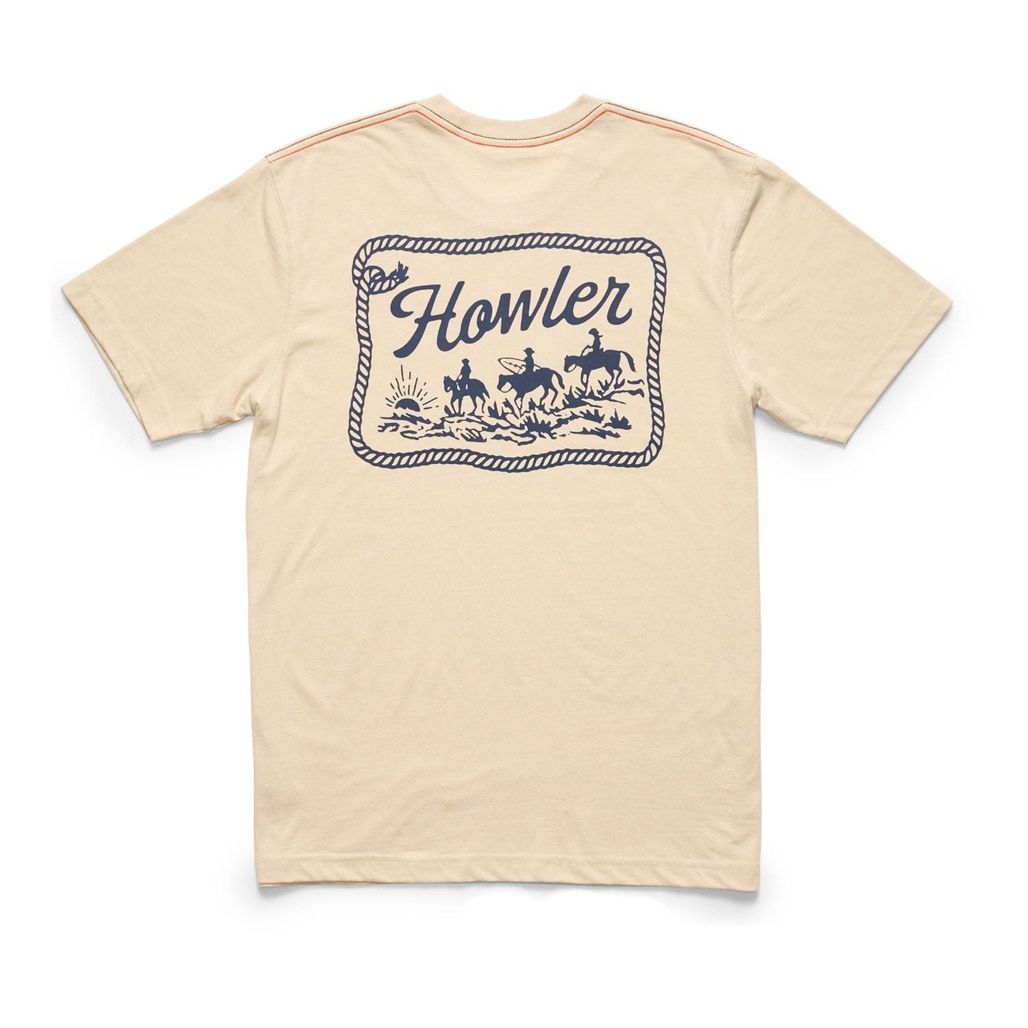 Howler Bros 01. MENS APPAREL - MENS T-SHIRTS - MENS T-SHIRT SS Men's Graphic Shirt HOWLER POSSE | SAND HEATHER