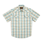 Howler Bros 01. MENS APPAREL - MENS SS SHIRTS - MENS SS BUTTON UP Men's H Bar B Snapshirt ISLEY PLAID | SEAFOAM