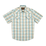 Howler Bros 01. MENS APPAREL - MENS SS SHIRTS - MENS SS BUTTON UP Men's H Bar B Snapshirt ISLEY PLAID | SEAFOAM