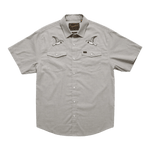Howler Bros 01. MENS APPAREL - MENS SS SHIRTS - MENS SS BUTTON UP Men's H Bar B Snapshirt SEAGULLS | GREY OXFORD