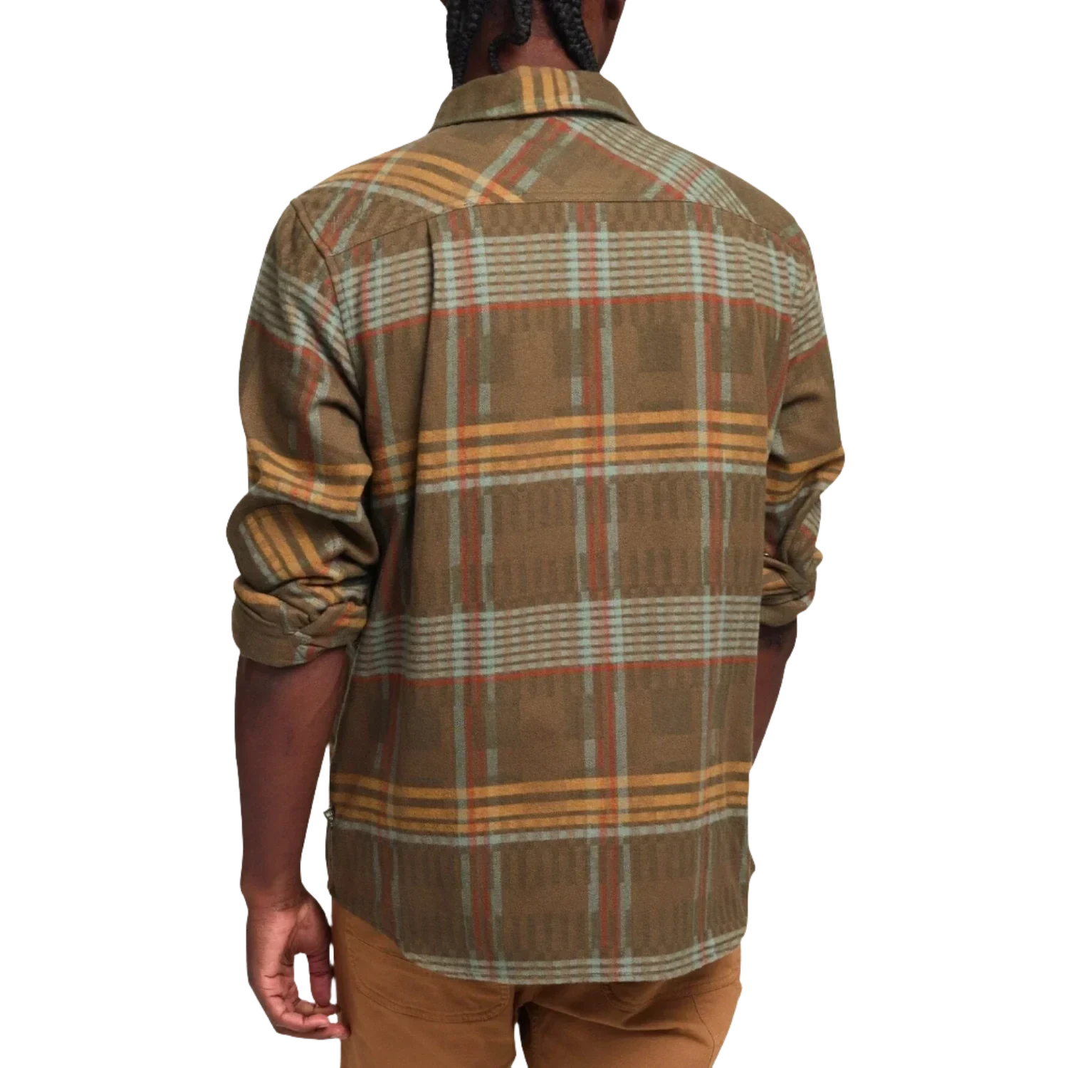 Howler Bros 01. MENS APPAREL - MENS LS SHIRTS - MENS LS BUTTON UP Men's Harker's Flannel CONOR PLAID | FORAGE