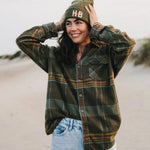 Howler Bros 01. MENS APPAREL - MENS LS SHIRTS - MENS LS BUTTON UP Men's Harker's Flannel CONOR PLAID | FORAGE