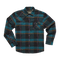 Howler Bros 01. MENS APPAREL - MENS LS SHIRTS - MENS LS BUTTON UP Men's Harker's Flannel BACKDROP PLAID | PHANTOM BLUE