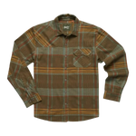 Howler Bros 01. MENS APPAREL - MENS LS SHIRTS - MENS LS BUTTON UP Men's Harker's Flannel CONOR PLAID | FORAGE