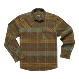 Howler Bros 01. MENS APPAREL - MENS LS SHIRTS - MENS LS BUTTON UP Men's Harker's Flannel CONOR PLAID | FORAGE