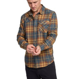 Howler Bros 01. MENS APPAREL - MENS LS SHIRTS - MENS LS BUTTON UP Men's Harker's Flannel KEMPTON PLAID | STARGAZER