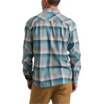 Howler Bros 01. MENS APPAREL - MENS LS SHIRTS - MENS LS BUTTON UP Men's Harker's Flannel CAVERN PLAID | FINE MORNING