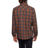 Howler Bros 01. MENS APPAREL - MENS LS SHIRTS - MENS LS BUTTON UP Men's La Grange Lightweight Flannel COHEN PLAID | STARGAZER