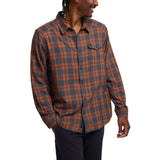 Howler Bros 01. MENS APPAREL - MENS LS SHIRTS - MENS LS BUTTON UP Men's La Grange Lightweight Flannel COHEN PLAID | STARGAZER