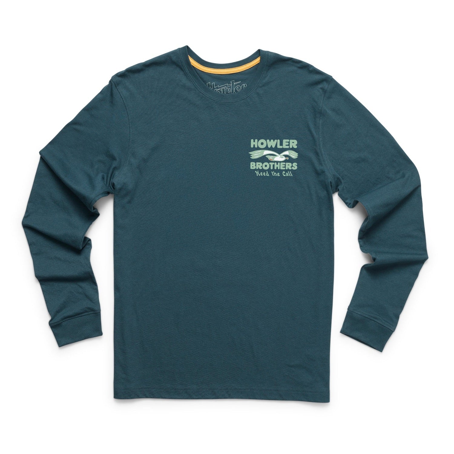 Howler Bros 01. MENS APPAREL - MENS T-SHIRTS - MENS T-SHIRT LS Men's Long Sleeve T-Shirt FLOCKA SEAGULLS | KEY LARGO