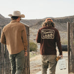 Howler Bros 01. MENS APPAREL - MENS T-SHIRTS - MENS T-SHIRT LS Men's Long Sleeve T-Shirt HOWLER POSSE | MAHOGANY