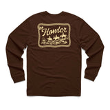 Howler Bros 01. MENS APPAREL - MENS T-SHIRTS - MENS T-SHIRT LS Men's Long Sleeve T-Shirt HOWLER POSSE | MAHOGANY