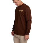 Howler Bros 01. MENS APPAREL - MENS T-SHIRTS - MENS T-SHIRT LS Men's Long Sleeve T-Shirt HOWLER POSSE | MAHOGANY