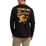 Howler Bros 01. MENS APPAREL - MENS T-SHIRTS - MENS T-SHIRT LS Men's Long Sleeve T-Shirt OSPREY PREY | BLACK