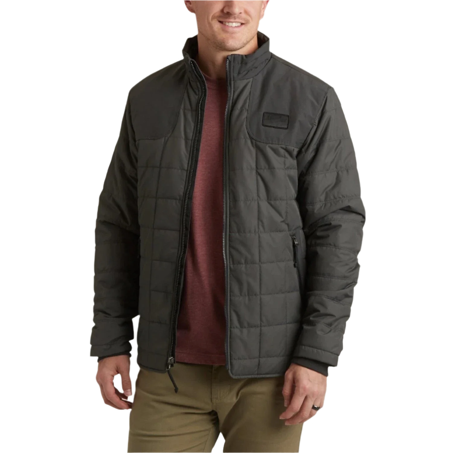 Howler Bros 01. MENS APPAREL - MENS JACKETS - MENS JACKETS INSULATED Men's Merlin Jacket DOUBLE BLACK