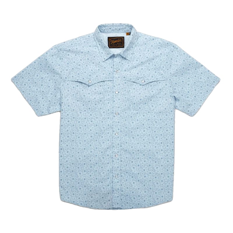 Howler Bros 05. M. SPORTSWEAR - M. SS SHIRT Men's Open Country Tech Shirt LITTLE AGAVE | SKYLINE BLUE