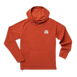 Howler Bros 01. MENS APPAREL - MENS HOODIES|SWEATERS - MENS PO HOODY Men's Palo Duro Grid Fleece Hoodie CINNAMON