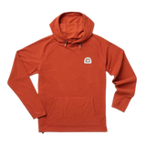 Howler Bros 01. MENS APPAREL - MENS HOODIES|SWEATERS - MENS PO HOODY Men's Palo Duro Grid Fleece Hoodie CINNAMON