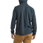 Howler Bros 01. MENS APPAREL - MENS HOODIES|SWEATERS - MENS PO HOODY Men's Palo Duro Grid Fleece Hoodie NAVAL BLUE