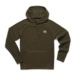 Howler Bros 01. MENS APPAREL - MENS HOODIES|SWEATERS - MENS PO HOODY Men's Palo Duro Grid Fleece Hoodie DEEP WOODS