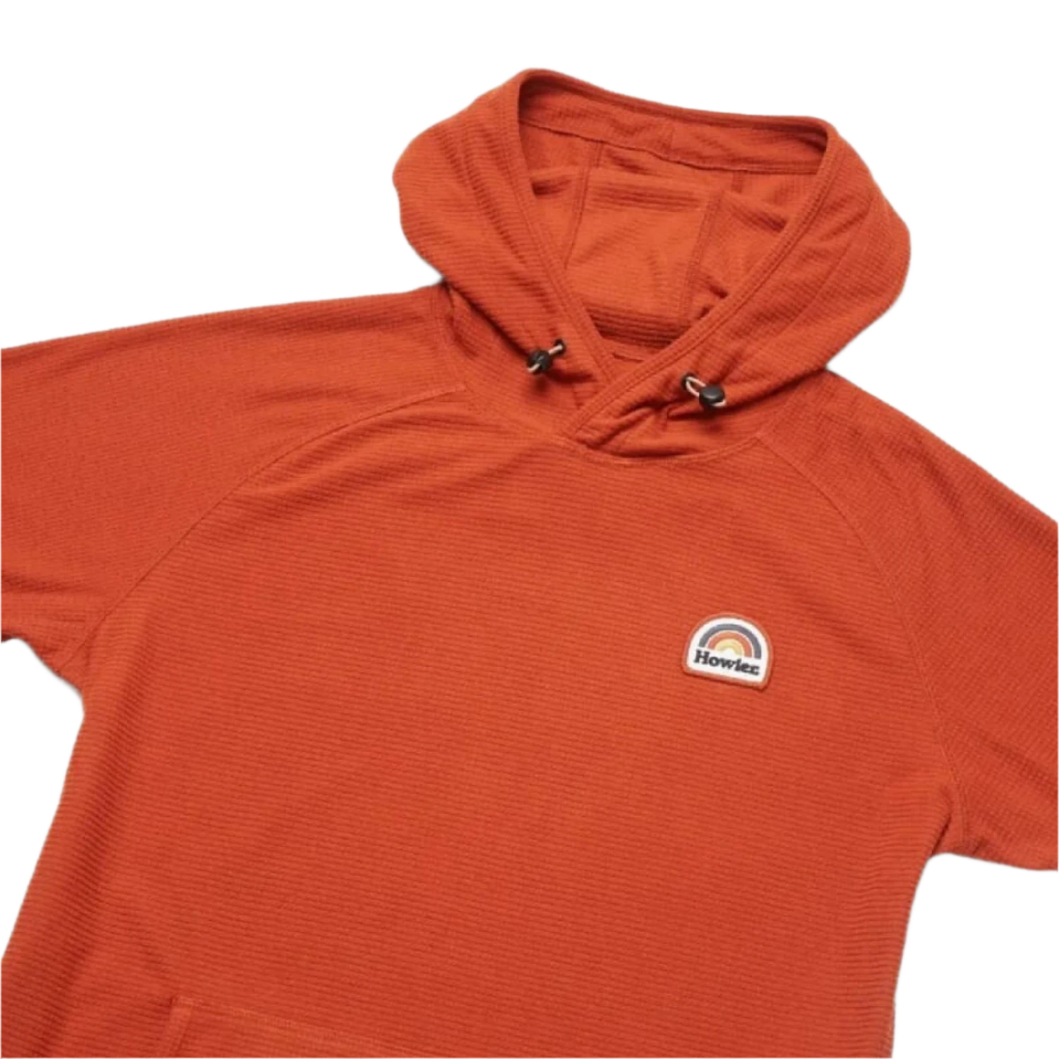 Howler Bros 01. MENS APPAREL - MENS HOODIES|SWEATERS - MENS PO HOODY Men's Palo Duro Grid Fleece Hoodie CINNAMON