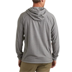 Howler Bros 01. MENS APPAREL - MENS HOODIES|SWEATERS - MENS PO HOODY Men's Palo Duro Grid Fleece Hoodie DEEP GREY HEATHER