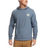 Howler Bros 01. MENS APPAREL - MENS HOODIES|SWEATERS - MENS PO HOODY Men's Palo Duro Grid Fleece Hoodie MIRAGE BLUE