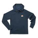 Howler Bros 01. MENS APPAREL - MENS HOODIES|SWEATERS - MENS PO HOODY Men's Palo Duro Grid Fleece Hoodie NAVAL BLUE