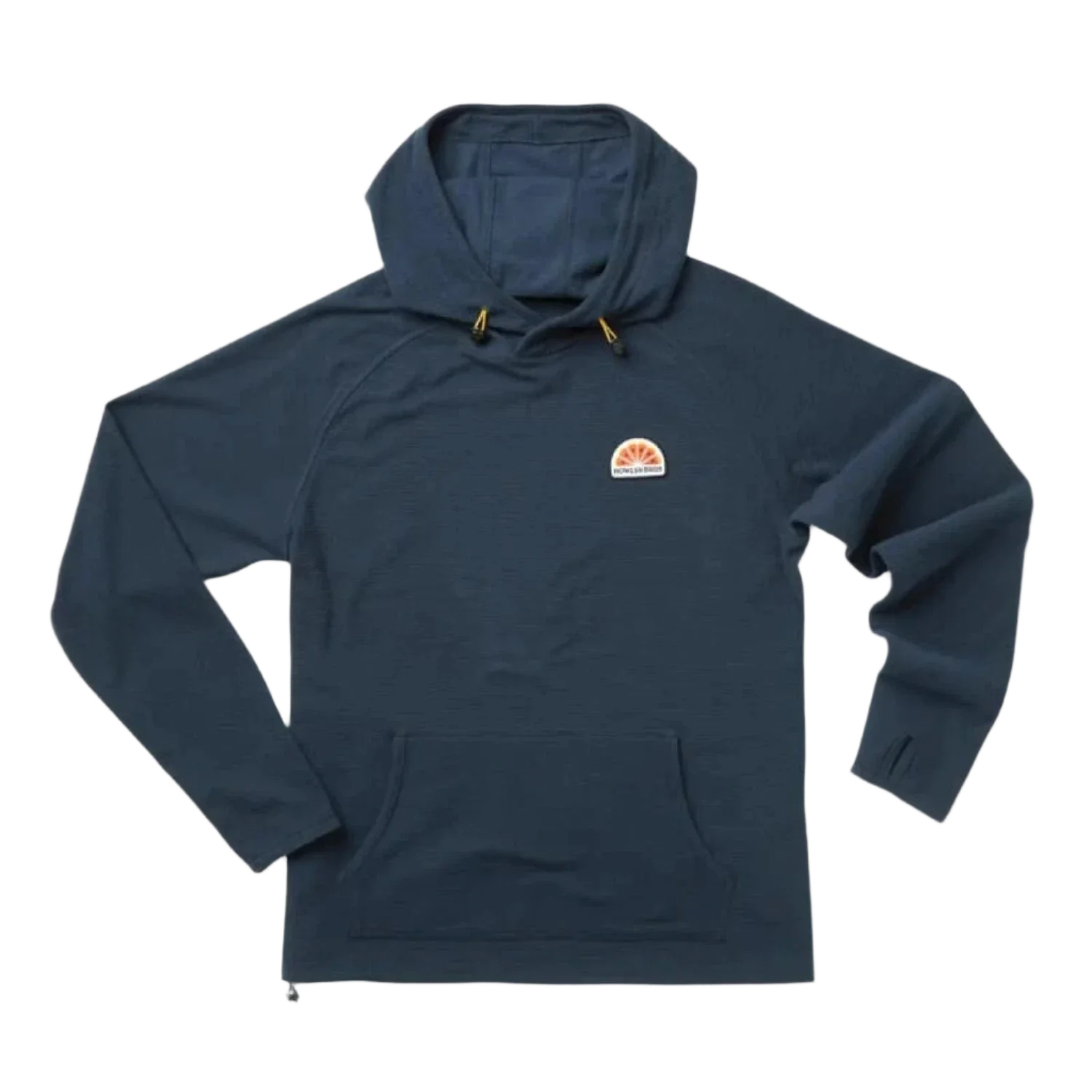 Howler Bros 01. MENS APPAREL - MENS HOODIES|SWEATERS - MENS PO HOODY Men's Palo Duro Grid Fleece Hoodie NAVAL BLUE